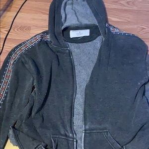 Women’s zip up sweater with cute stitching